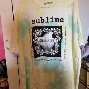 Sublime 40oz to Freedom tie dyed t shirt